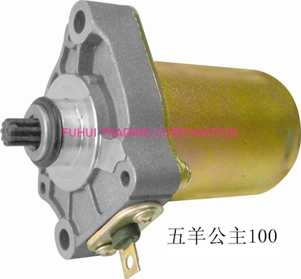 Iron / aluminum motorcycle parts starter motor for Honda Motorcycle WH100