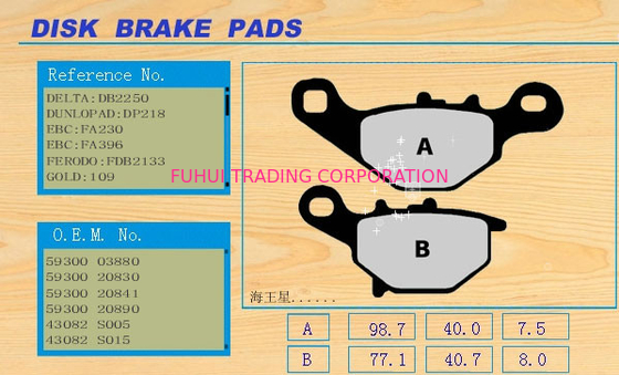 Motorcycle Brake Pad AN125