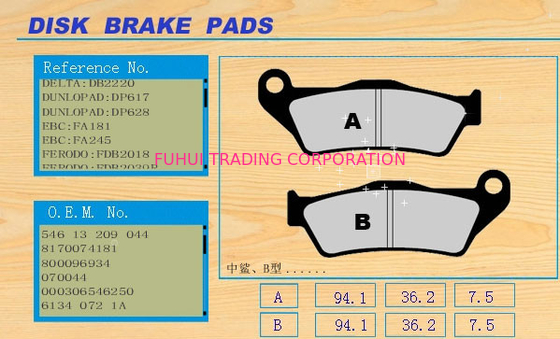 Motorcycle Parts Brake Pad